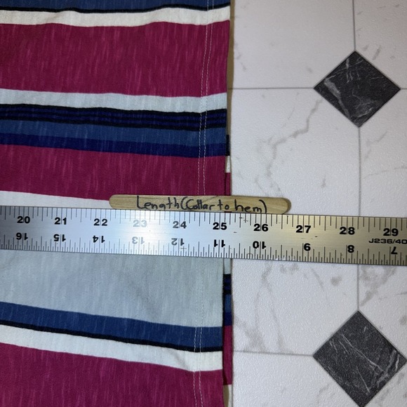 Guess Originals Striped Logo T Shirt Multicolor Size M Vintage Style - Picture 5 of 6